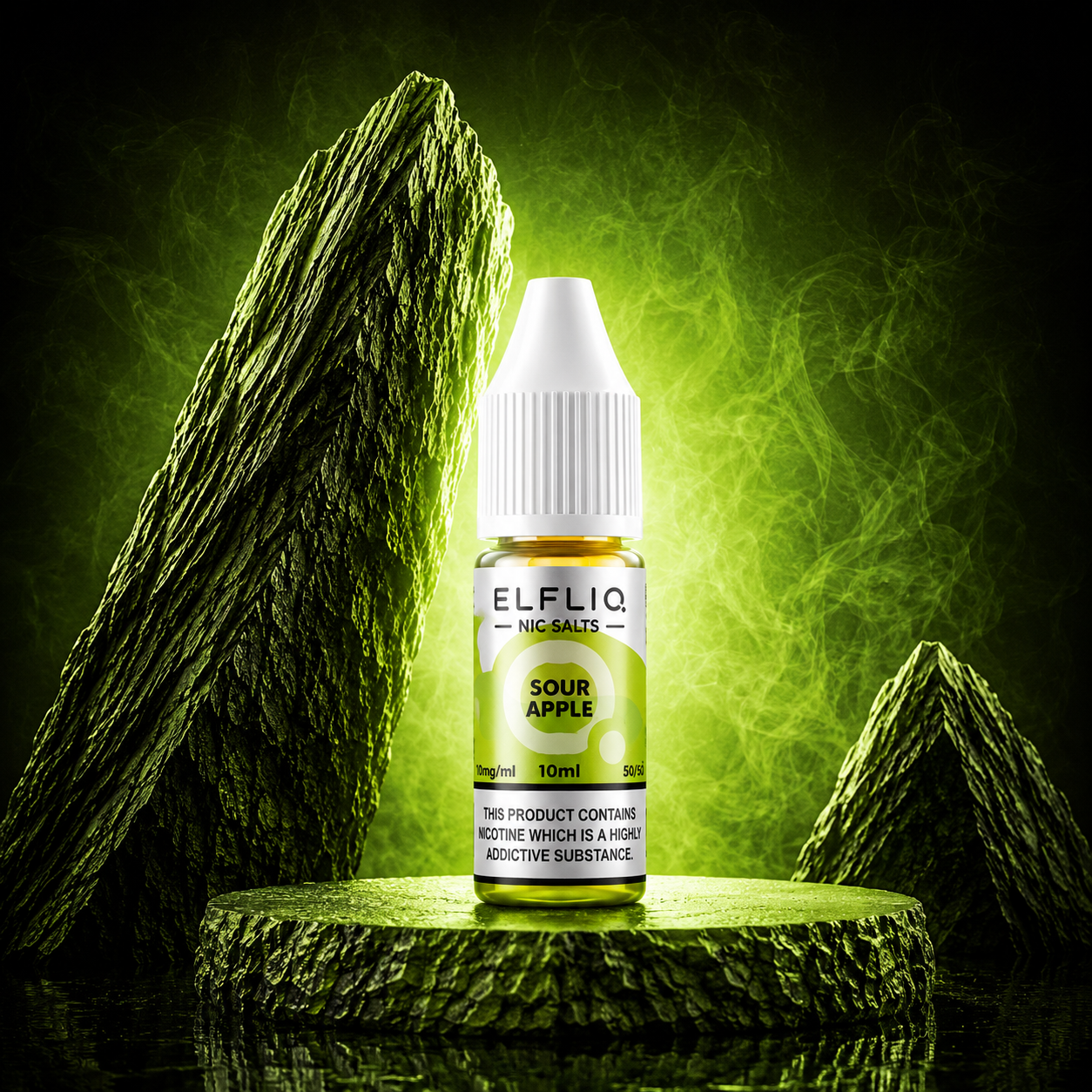РІДИНА ELFLIQ SOUR APPLE, 10МЛ/50МГ