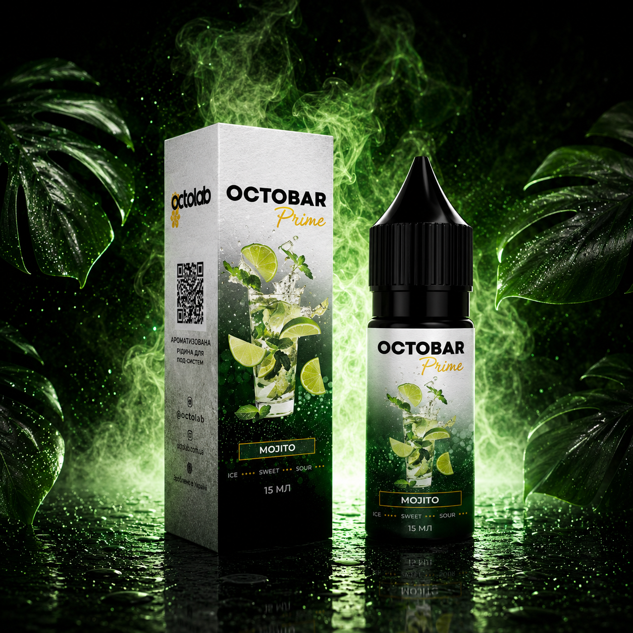 НАБОР OCTOBAR PRIME MOJITO, 30МЛ/50МГ