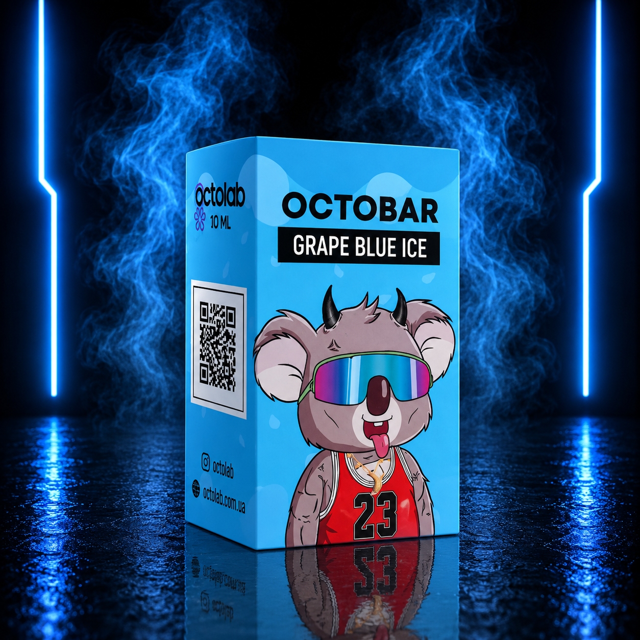 НАБОР OCTOBAR NFT GRAPE BLUE ICE, 10МЛ/50МГ