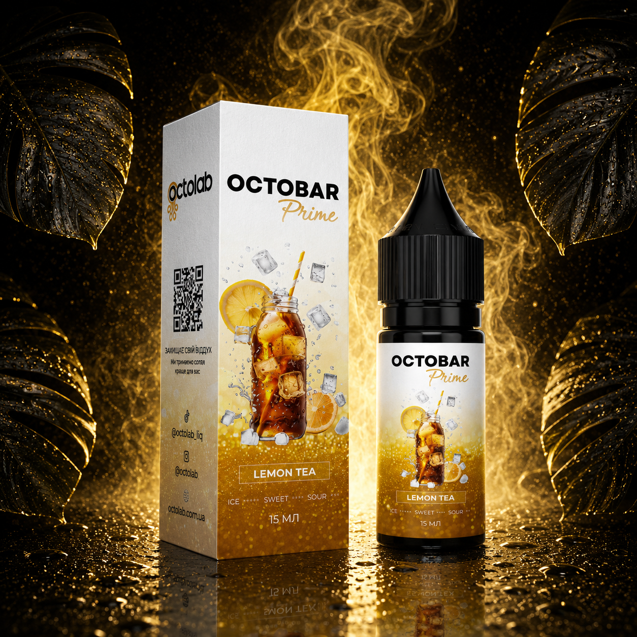 НАБОР OCTOBAR PRIME LEMON TEA, 30МЛ/50МГ