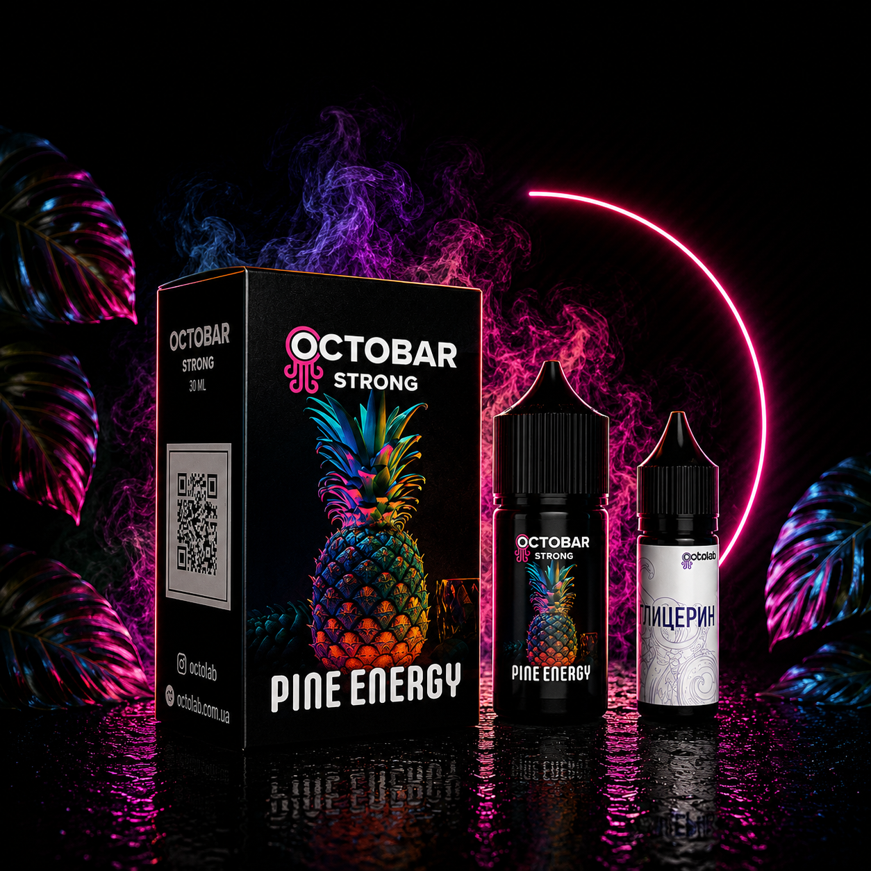 НАБОР OCTOBAR STRONG PINE ENERGY, 30МЛ/50МГ