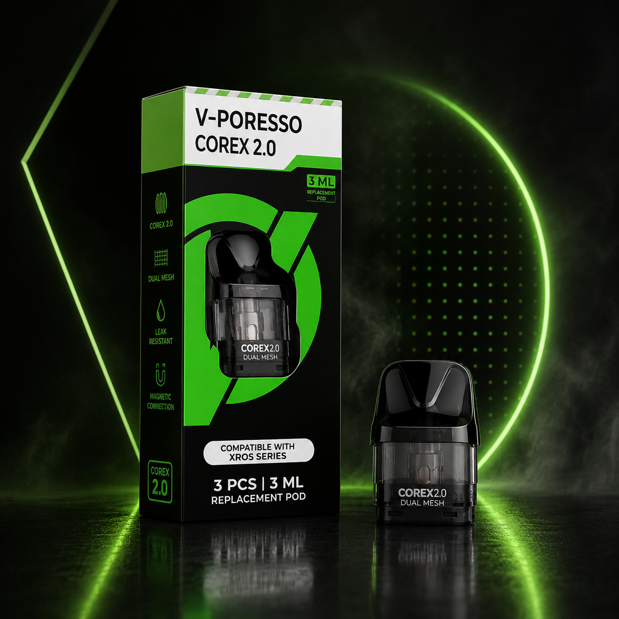 ЗМІННИЙ КАРТРИДЖ V-PORESSO XROS SERIES COREX 2.0 3 МЛ
