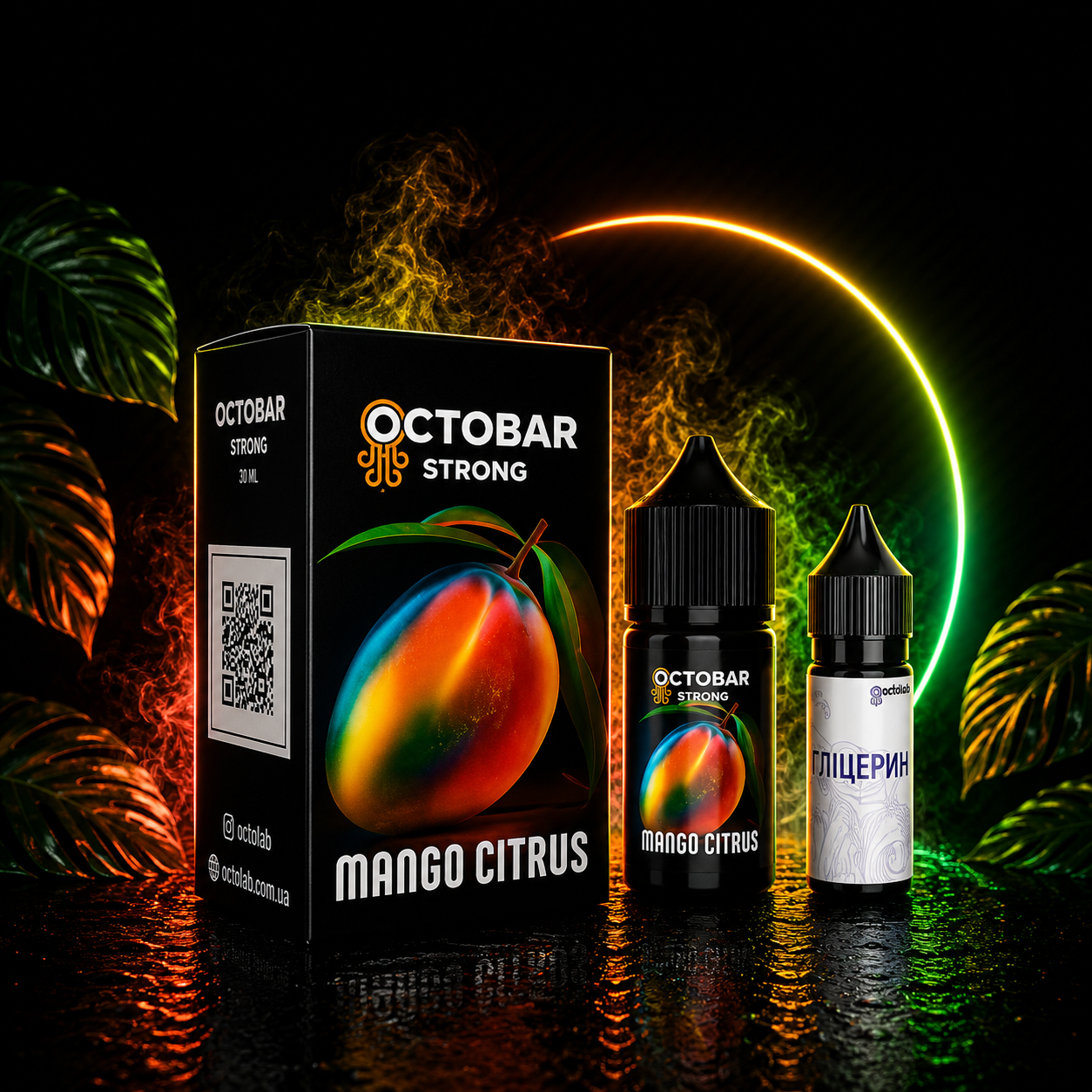 НАБОР OCTOBAR STRONG MANGO CITRUS, 30МЛ/50МГ